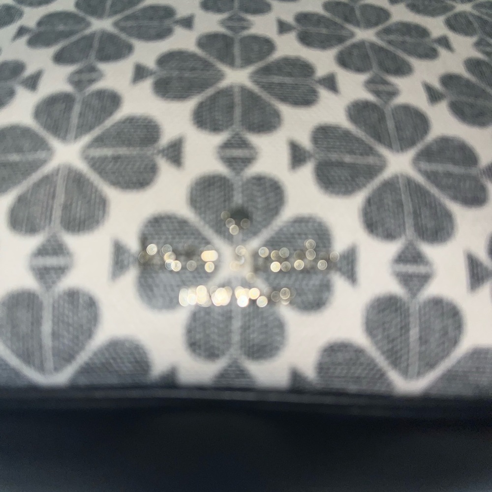 Authentic Kate Spade Black and Cream Floral Crossbody Bag - Picture 2 of 16